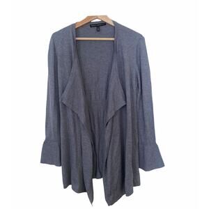 White House Black Market Ribbed Bell Sleeve Cardigan Women's Size S